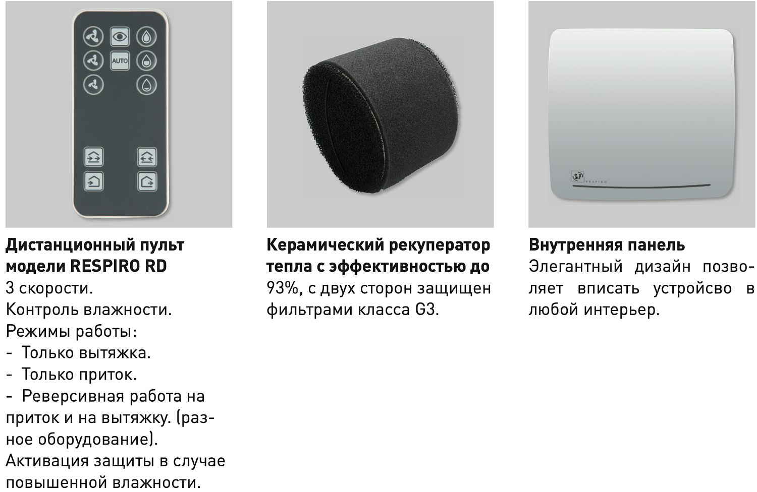 Проветриватель с рекуперацией Soler&Palau Respiro 150 RD